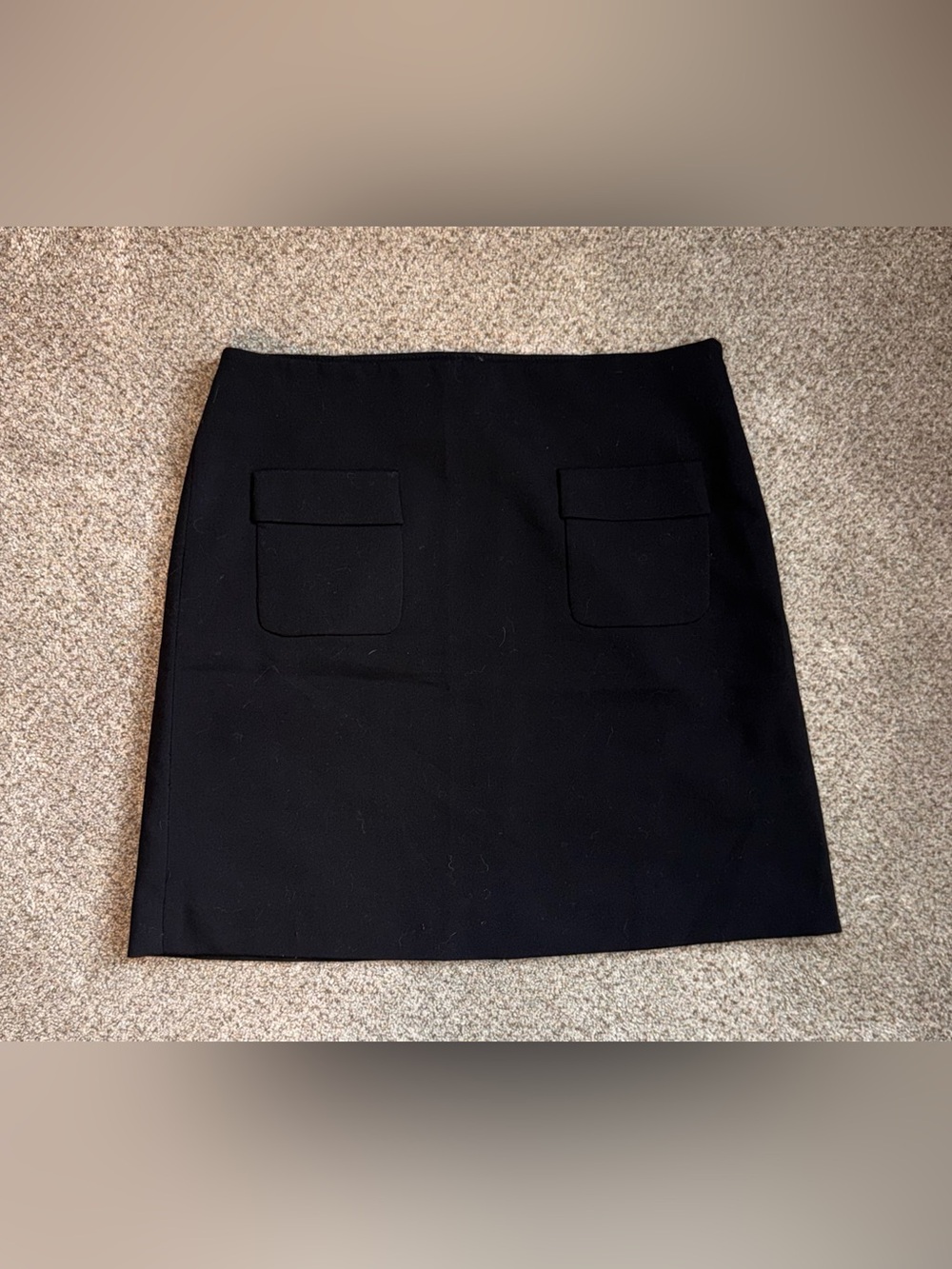 Loft Classic Black Women's Pocket A-Line Skirt